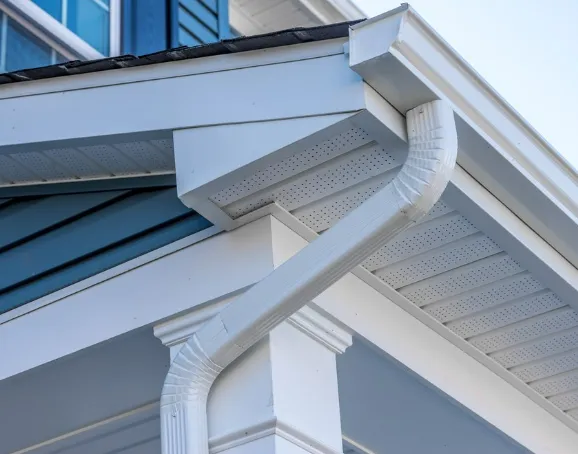 Image showing a close-up of gutters