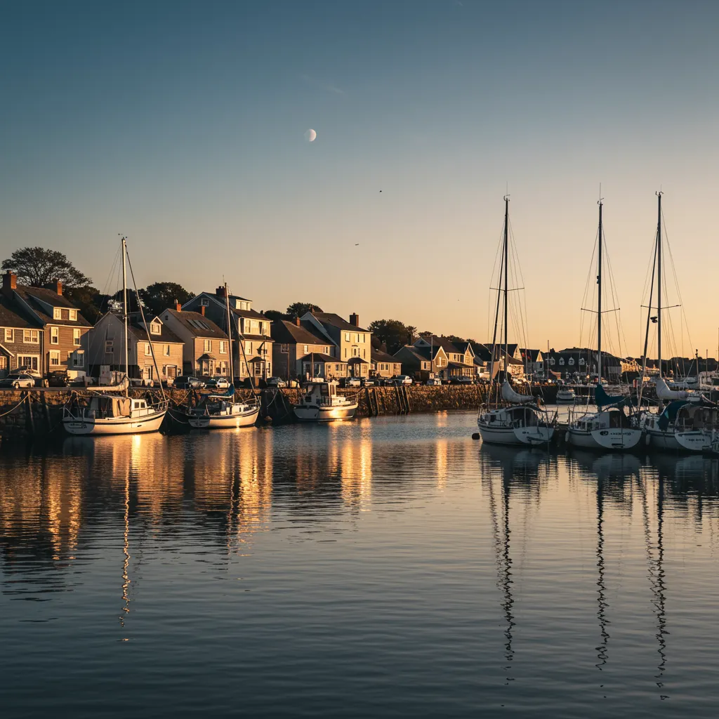 Map showing the Falmouth, MA location and surrounding Cape Cod service area