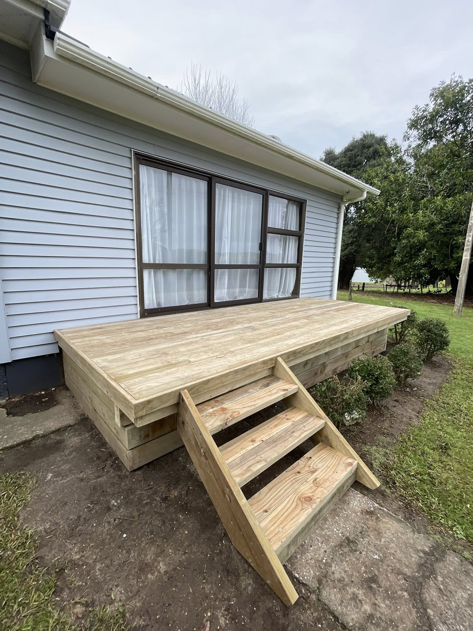 general carpentry Northland timber deck stairs construction
