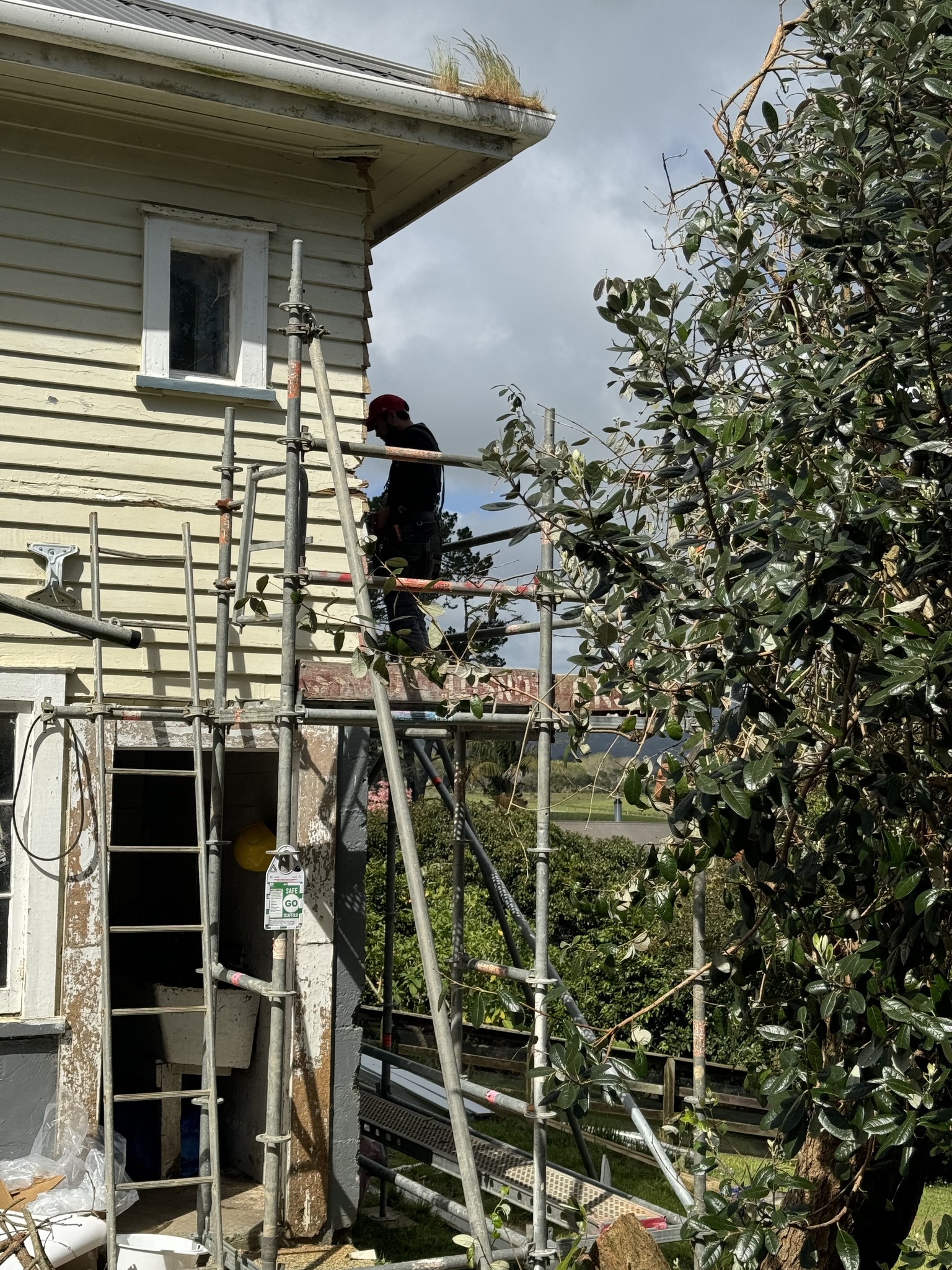 outdoor construction Northland house exterior building work