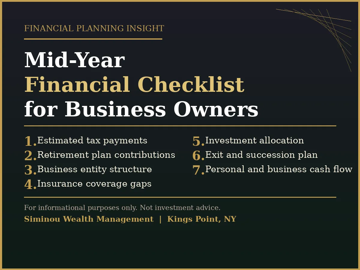 Mid-Year Financial Planning Checklist