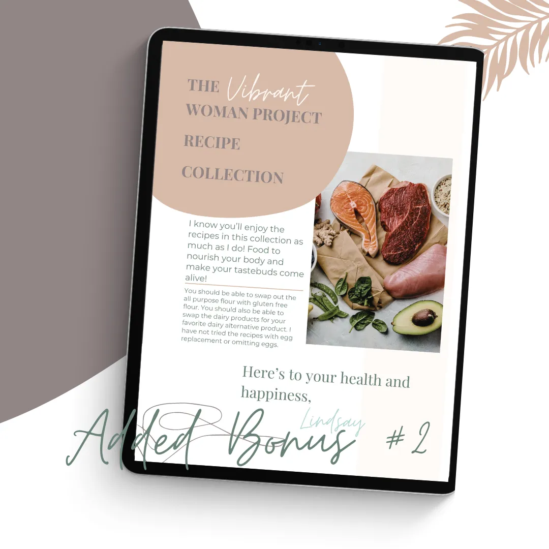 Vibrant woman project recipe collection