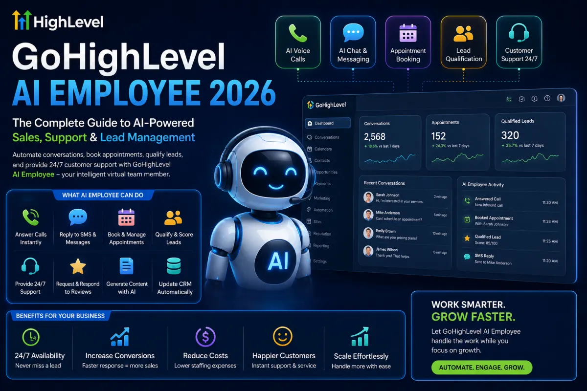 GoHighLevel AI Employee 2026: Complete Guide to Automated Sales & Support