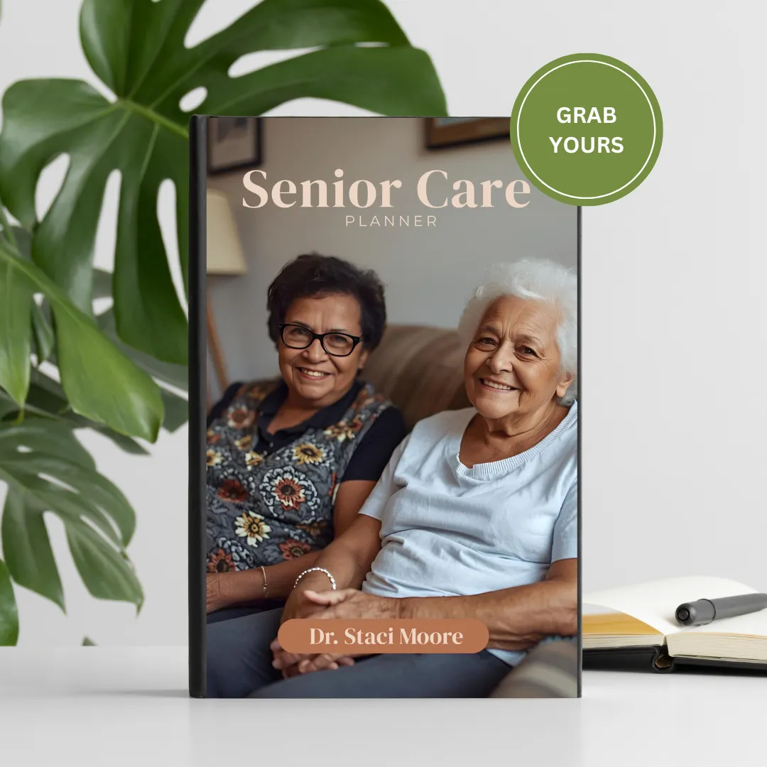 Senior Care Planner Cover with two lderly women smiling
