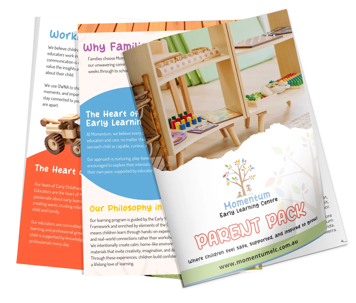 Momentum Early Learning Centre parent pack