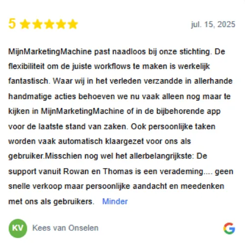 Review MijnMarketingMachine