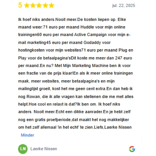 Review MijnMarketingMachine