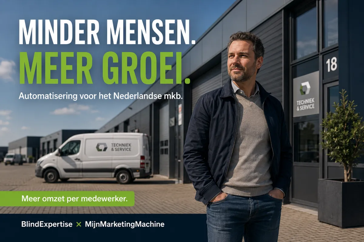 Minder mensen, meer omzet: waarom automatisering juist nu een enorme kans is voor het mkb