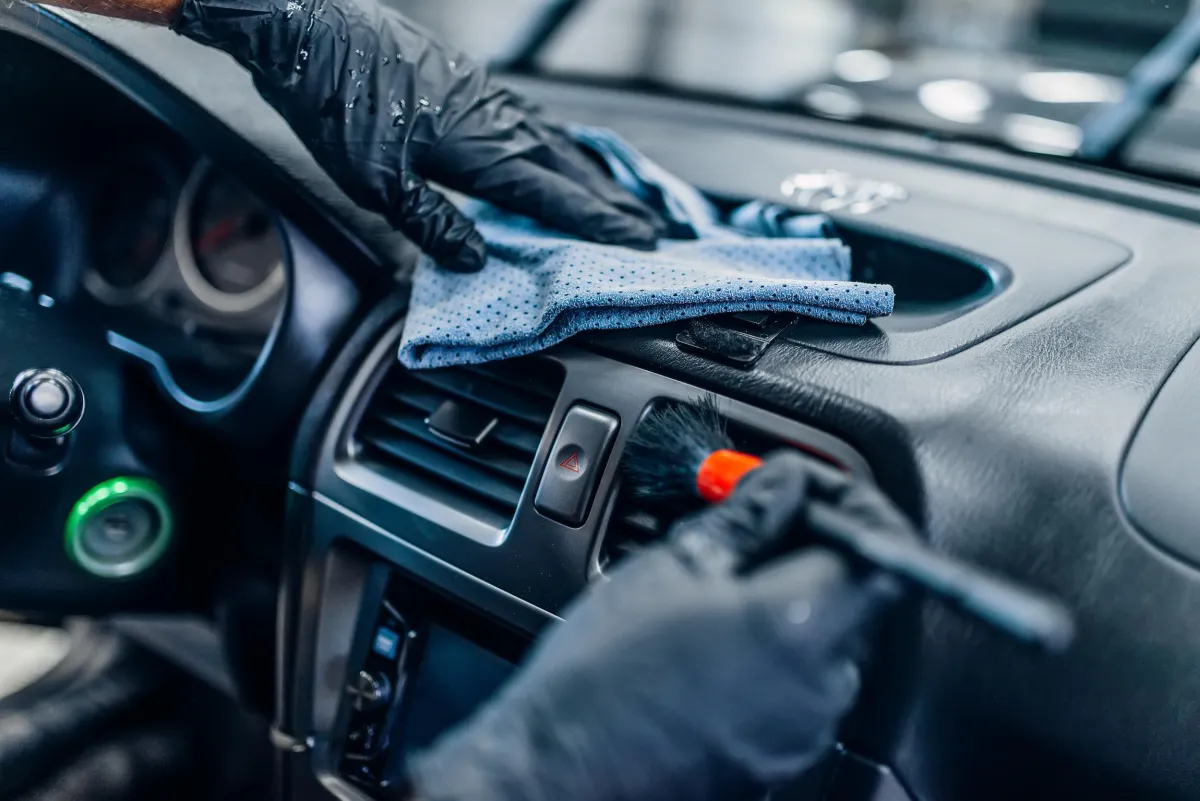 Vacuuming Interior of SyleMaster