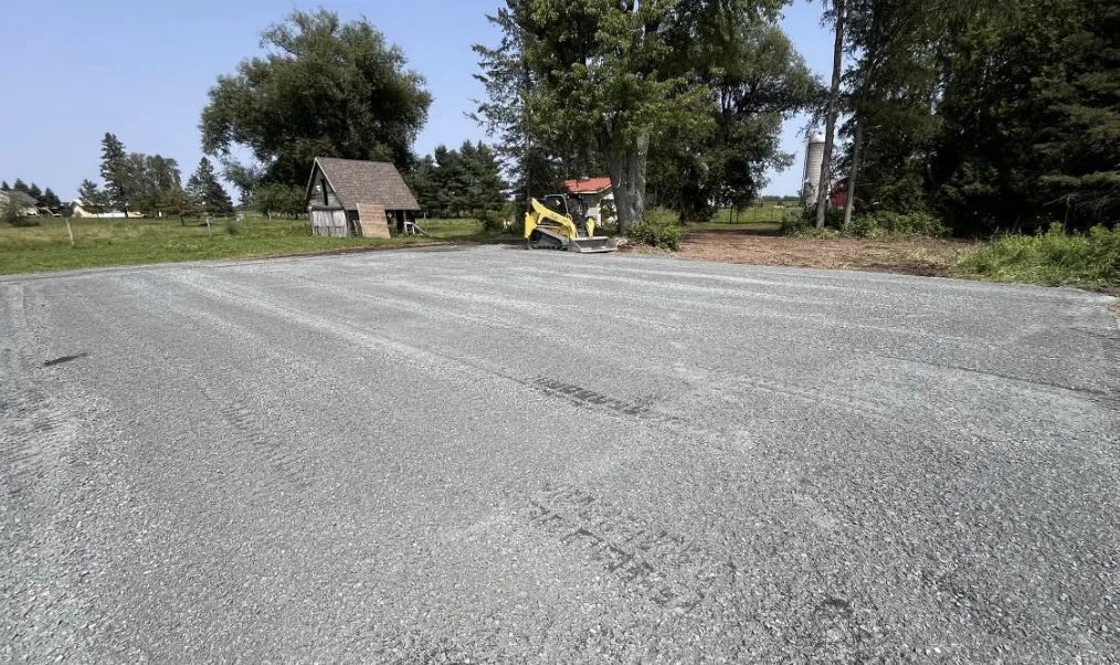 gravel driveway nstallation