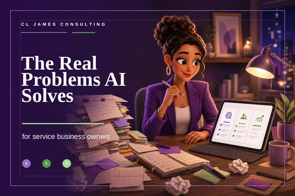 The real operational problems AI solves for female founders running service businesses