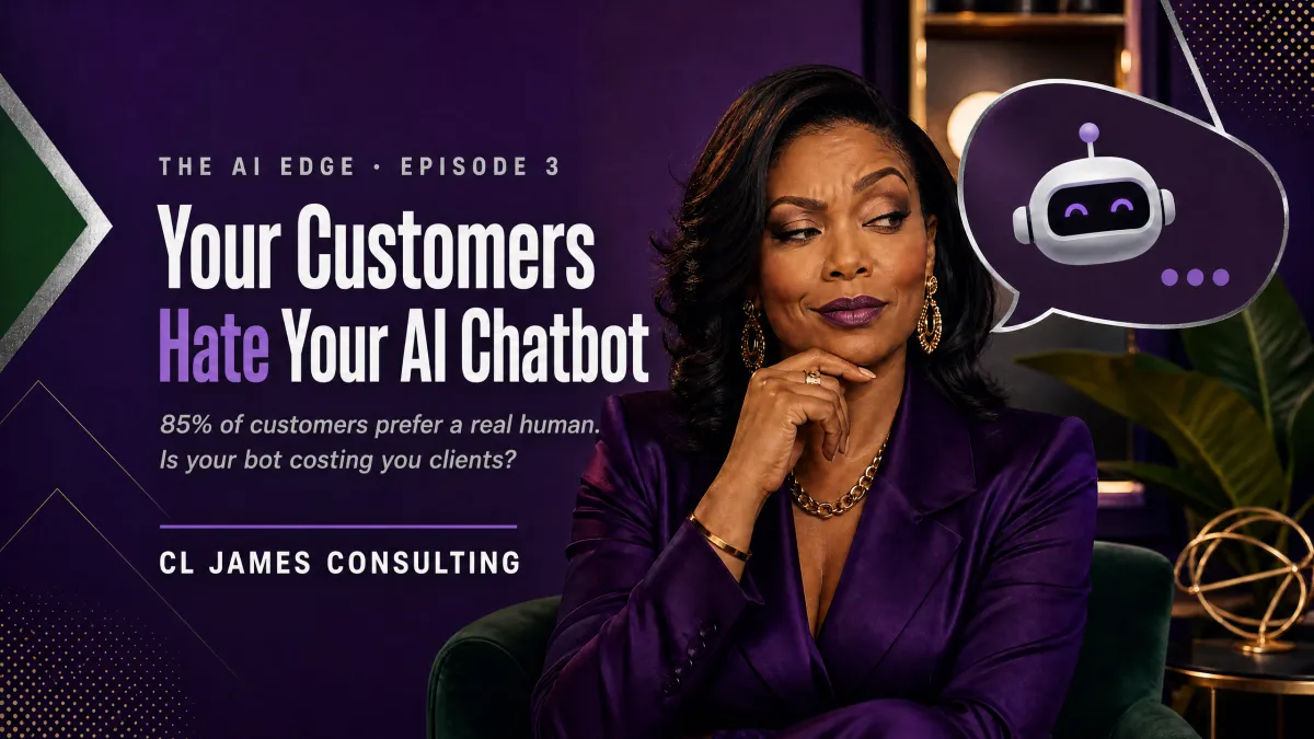 AI Customer Service Backlash: Fix Your Chatbot | CL James