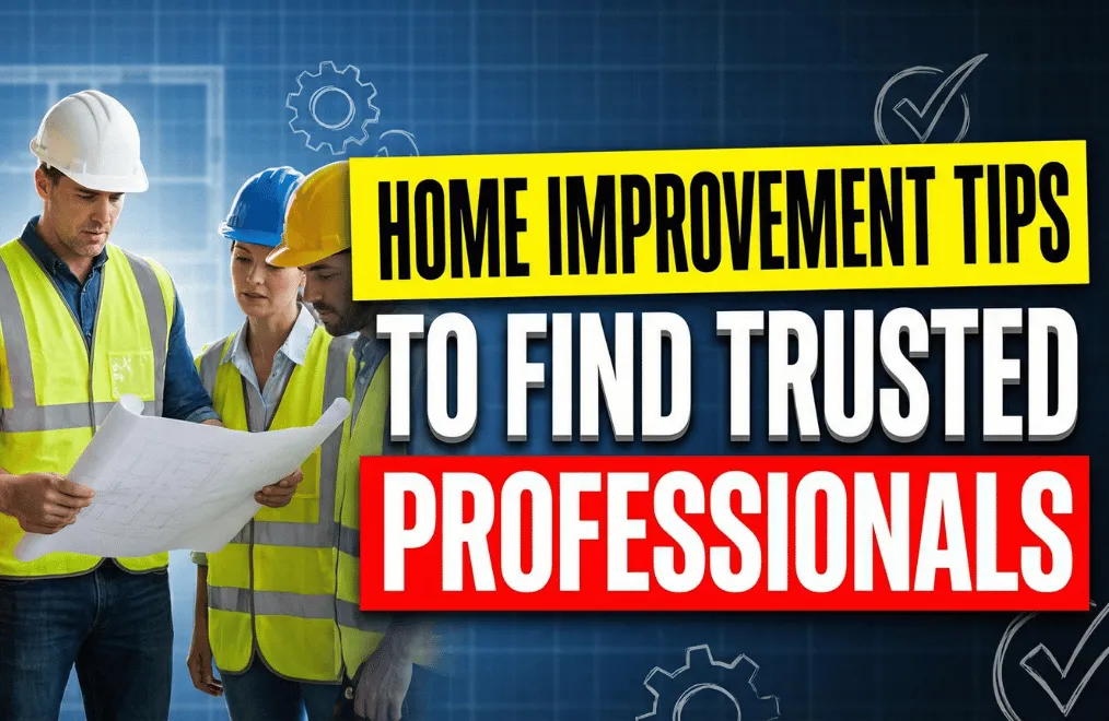 Home Improvement Tips to Find Trusted Professionals