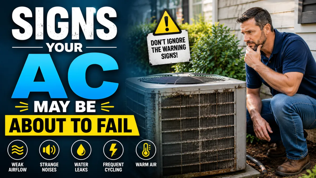 Signs Your AC May Be About to Fail