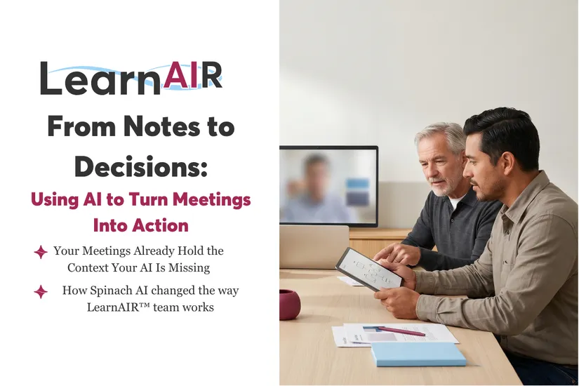 A warm modern hybrid learning scene with a diverse small group of professionals gathered around a table