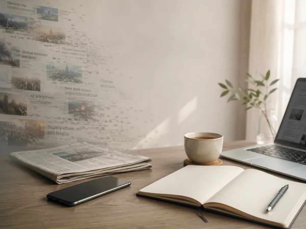The Difference Between Staying Informed and Feeling Consumed