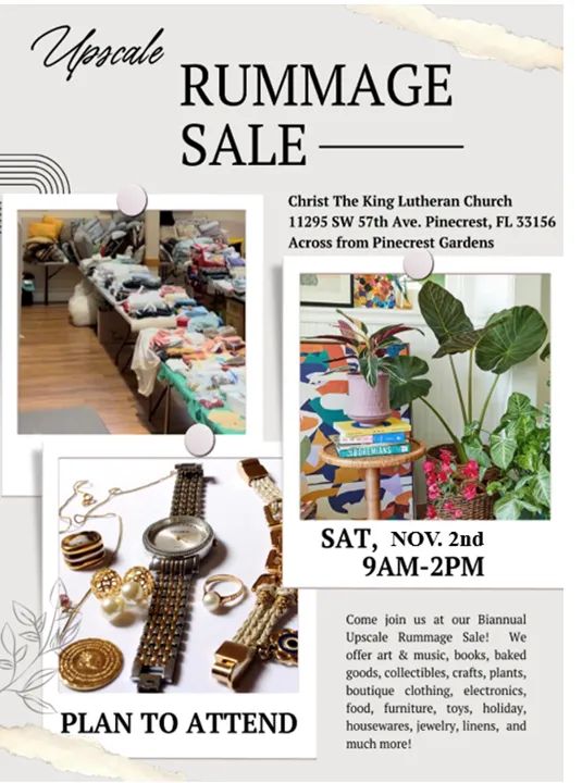 Rummage Sale Pinecrest