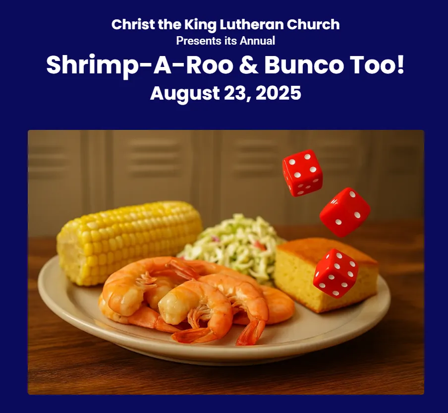 Shrimp-a-roo & Bunco too August 2, 2025