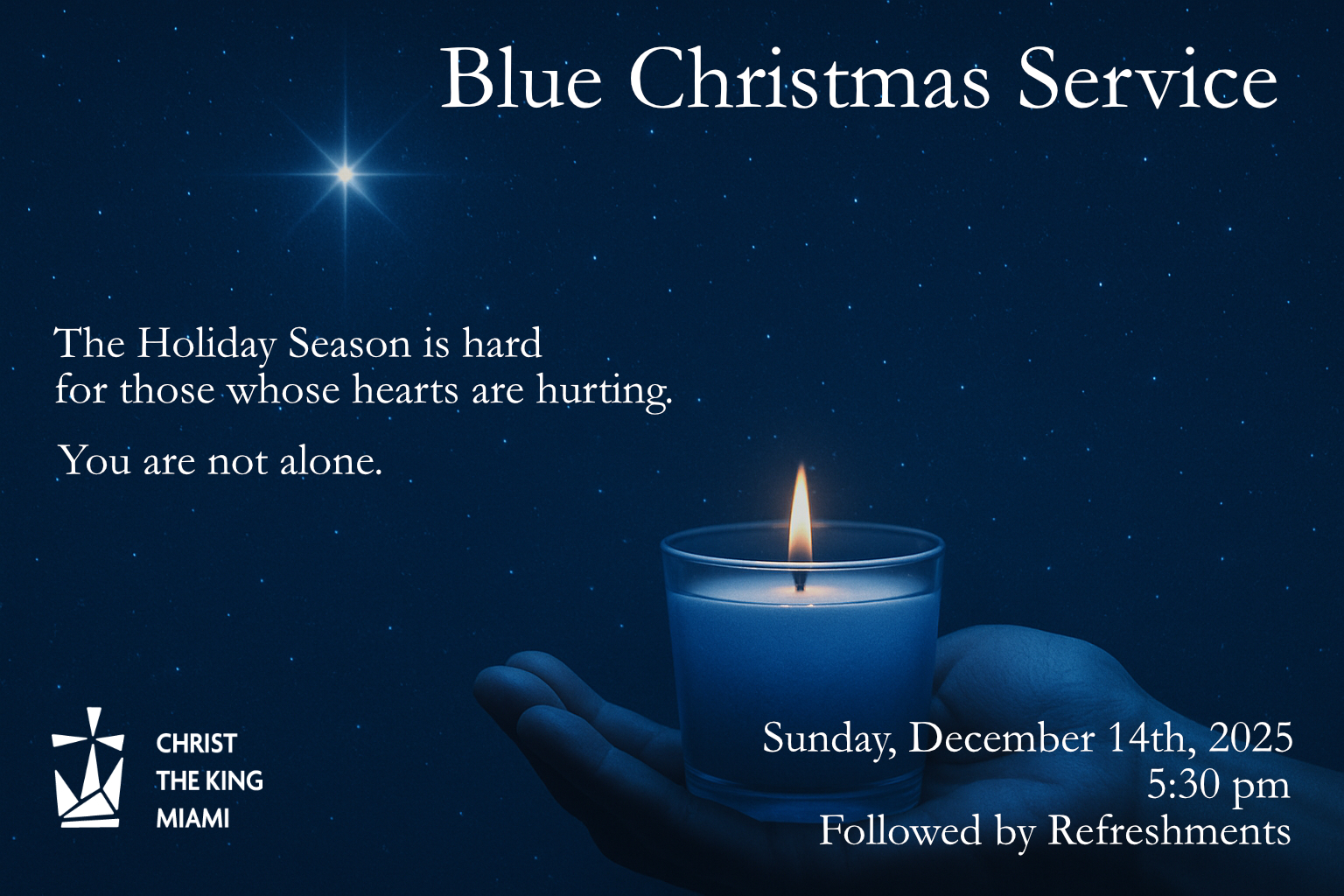 Blue Christmas Service - 2025