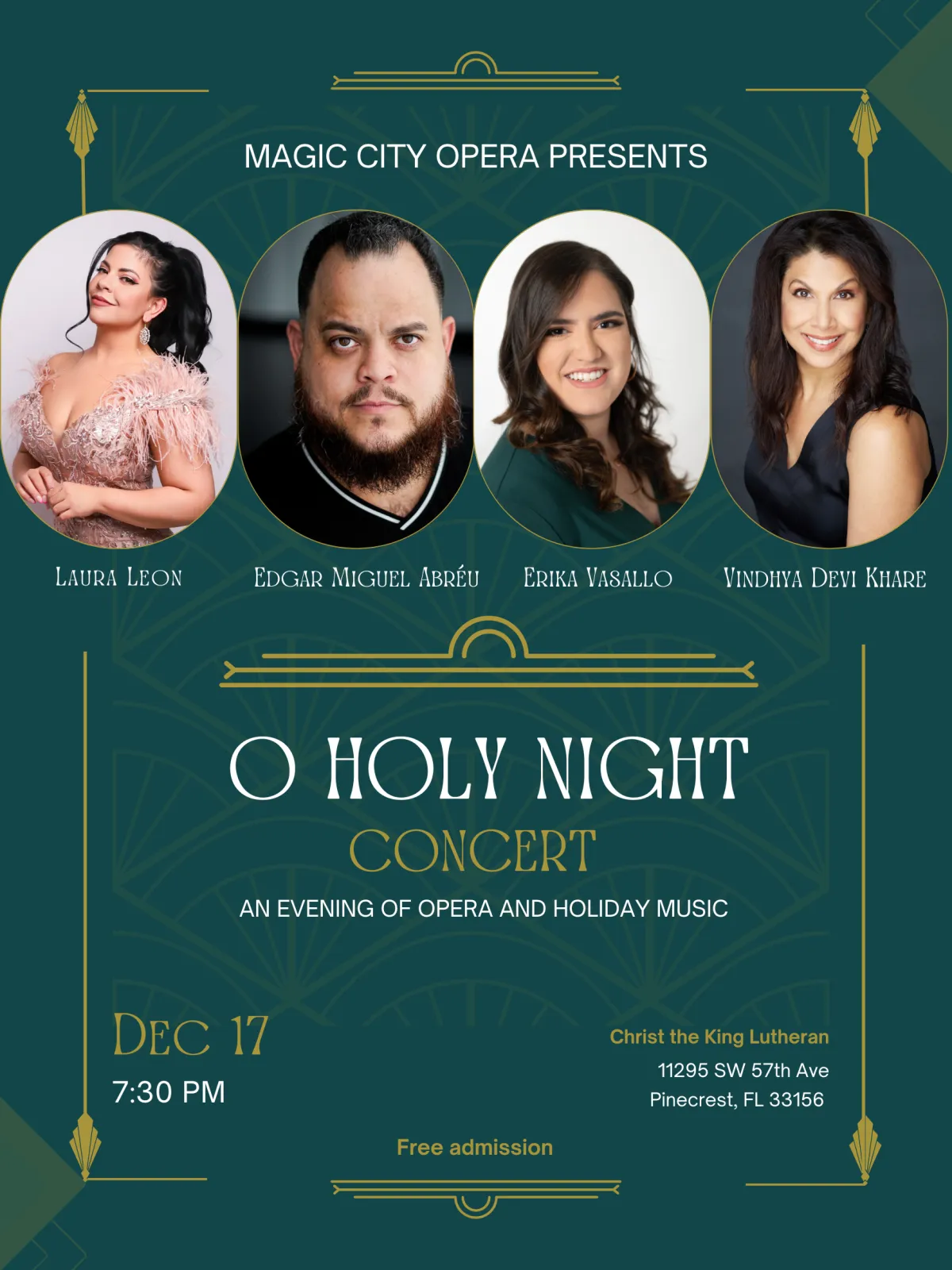 O Holy Night Concert | CTKMiami 