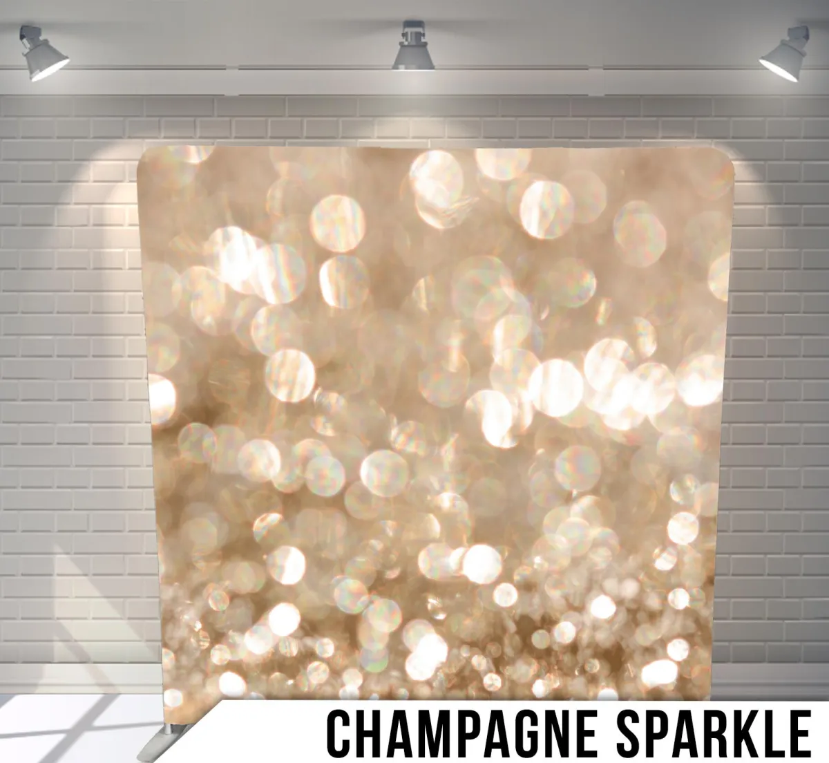 Party People Montana Champagne Sparkle Photo Booth Backdrop