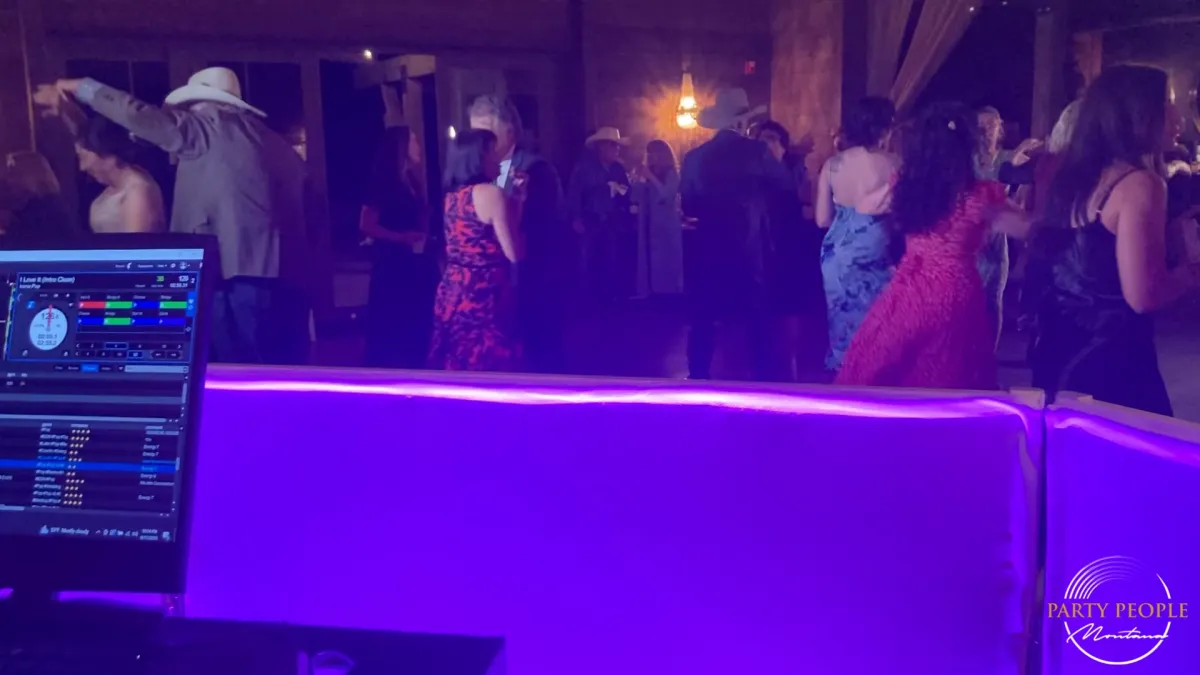 DJ at the Copper Rose Ranch in Paradise Valley Montana