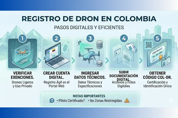 Como Registrar un Dron en Colombia