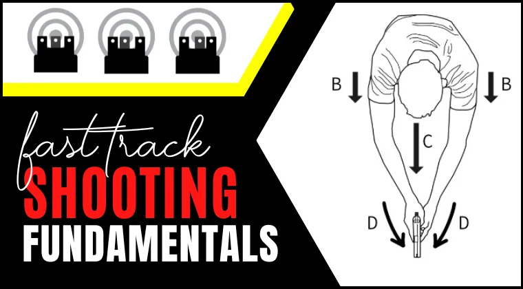 Illustration of the proper shooting fundamentals