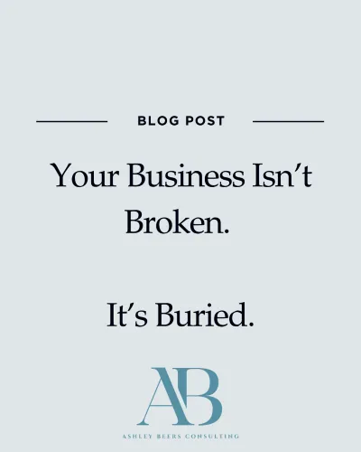 Your Business Isn't Broken.
