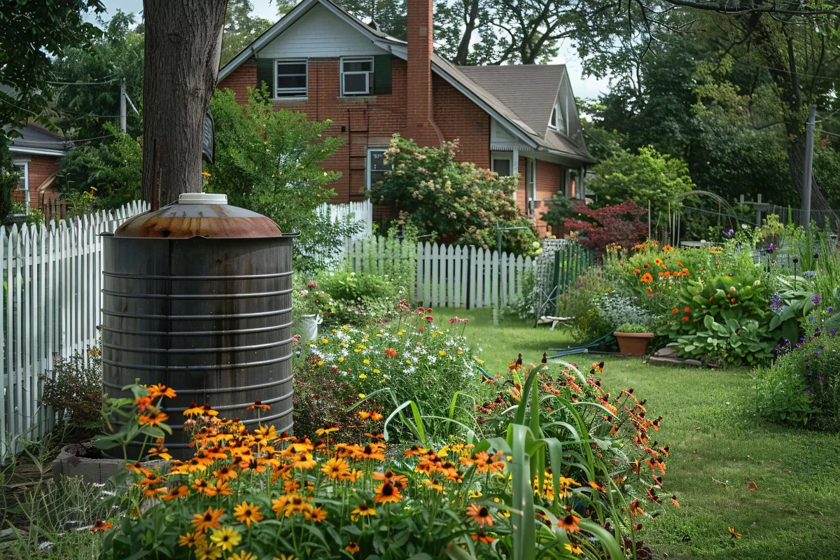 Efficient landscape watering system
