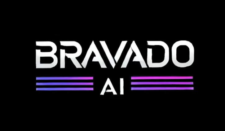 Bravado Books AI Bookkeeping logo for small businesses