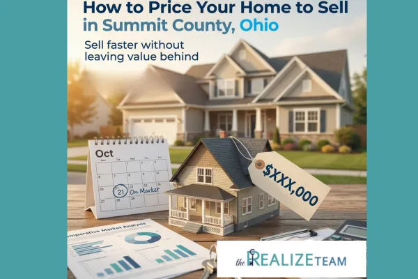 Home pricing strategy for selling a house in Summit County, Ohio