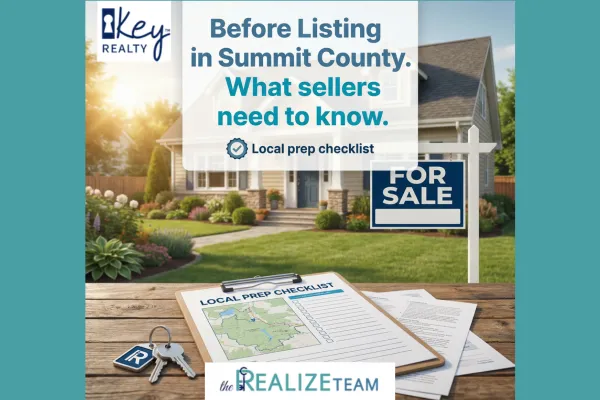Seller preparing to list a house in Summit County, Ohio