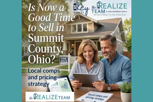 Home seller deciding whether now is a good time to sell in Summit County, Ohio