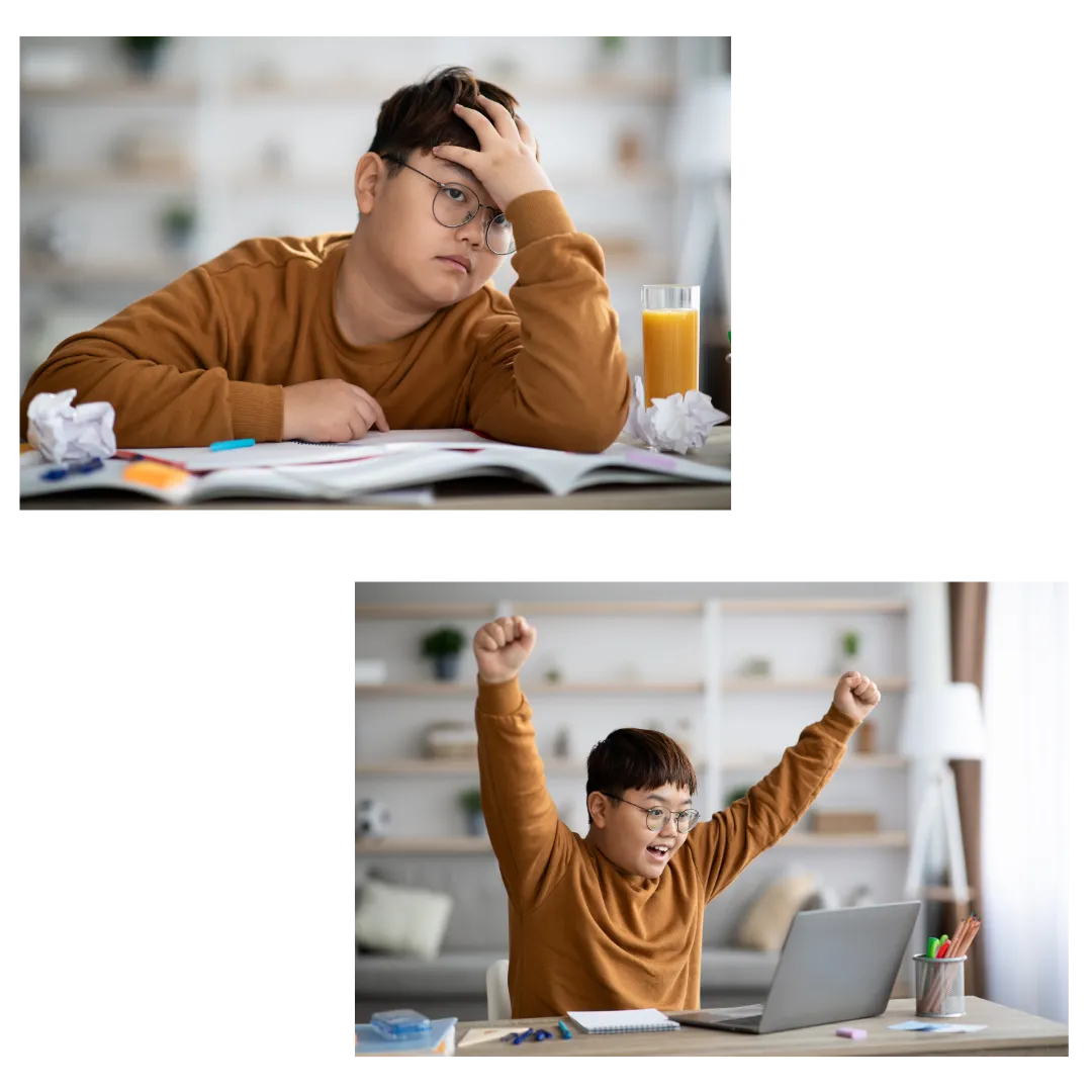 black and white frame with white printer paper