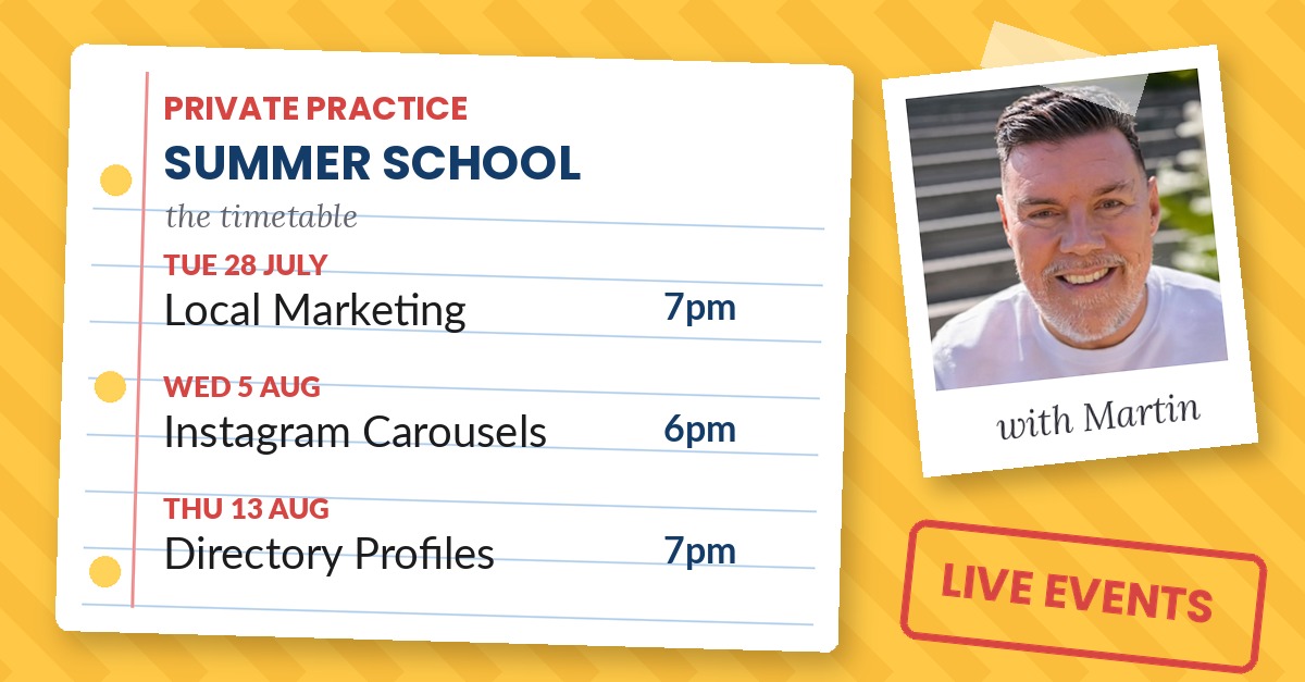 private practice success live events this month