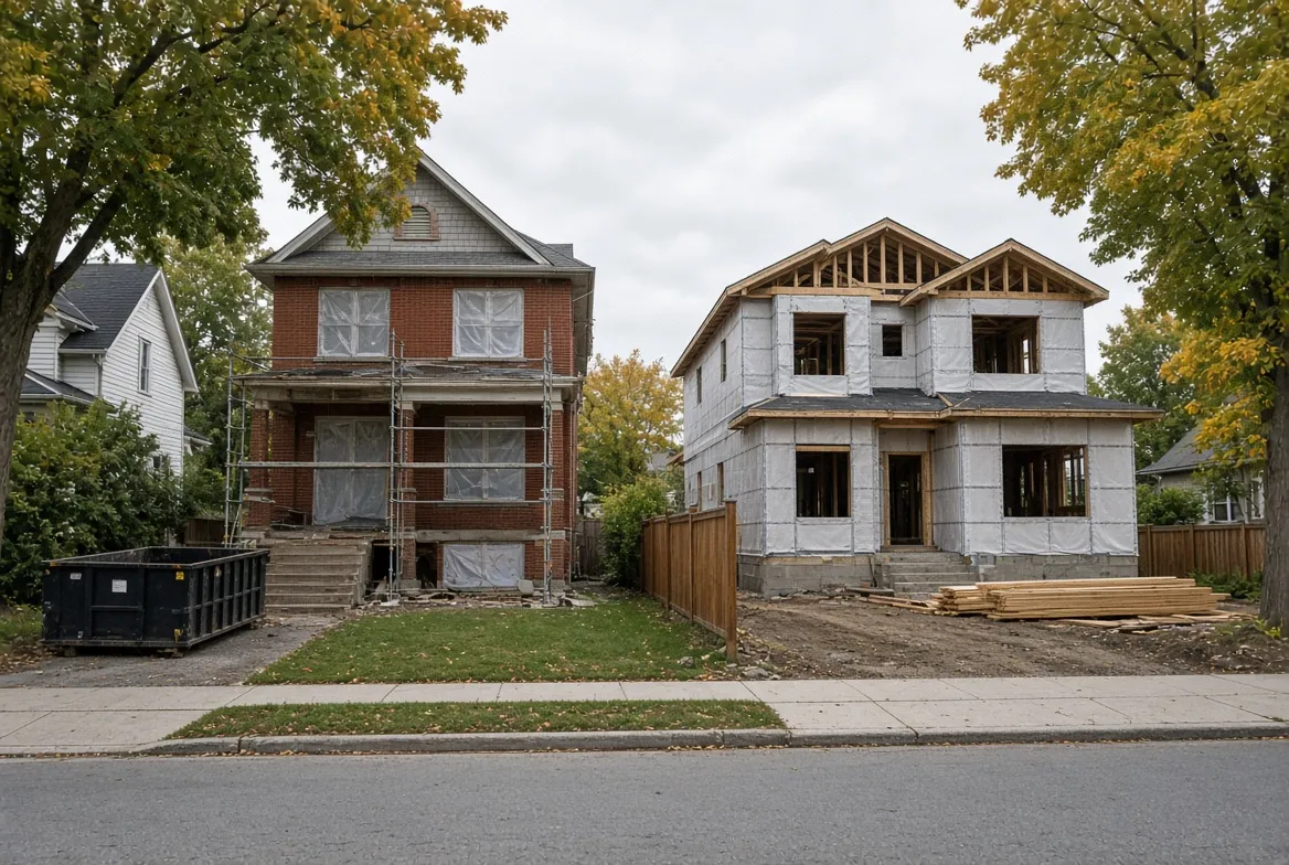 Custom Home vs Major Renovation in Hamilton: What Decides It