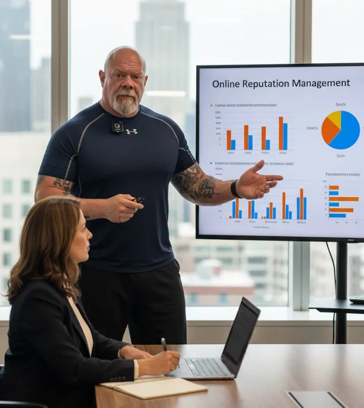 Aerial view of a Santa Clarita neighborhood at golden hour, with modern homes, tree-lined streets, and distant hills under a vibrant sky. The image conveys a welcoming, upscale community atmosphere.