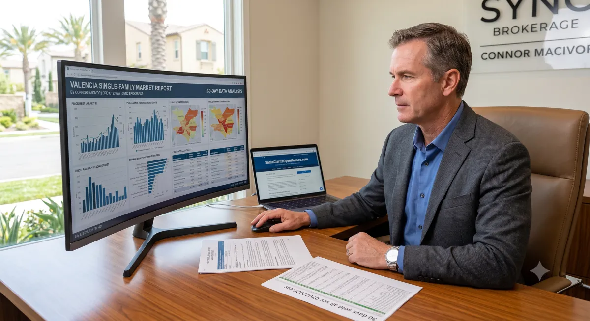 Valencia Single-Family Resale Market Report: 130-Day Data Reveals Pricing Precision, Concession Shifts, and Location-Driven Velocity