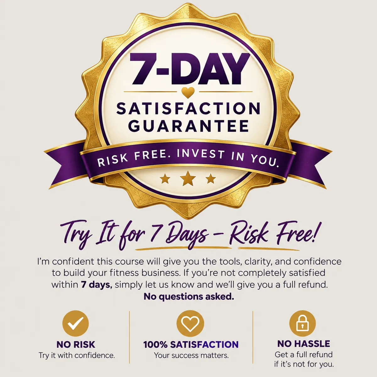 Our Famous Guarantee