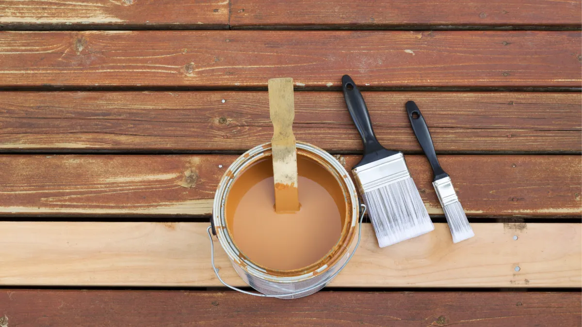 Deck Painting in Wakarusa