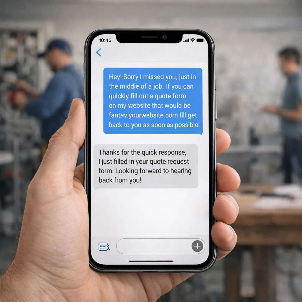 Auto Text-Back example