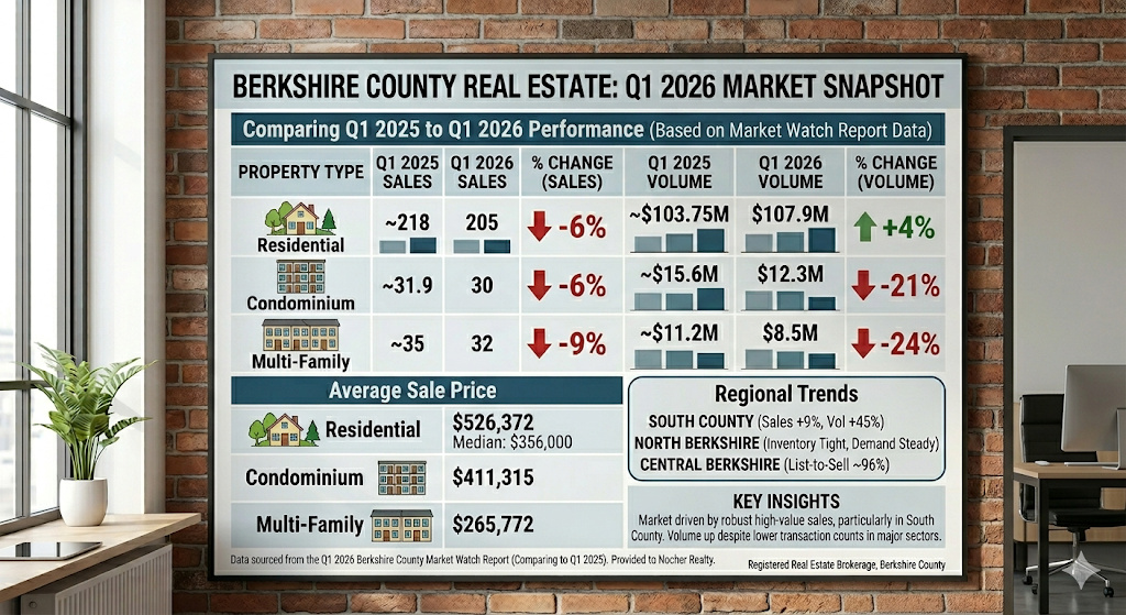 2026 First Quarter Market Statistics for Berkshire County, MA