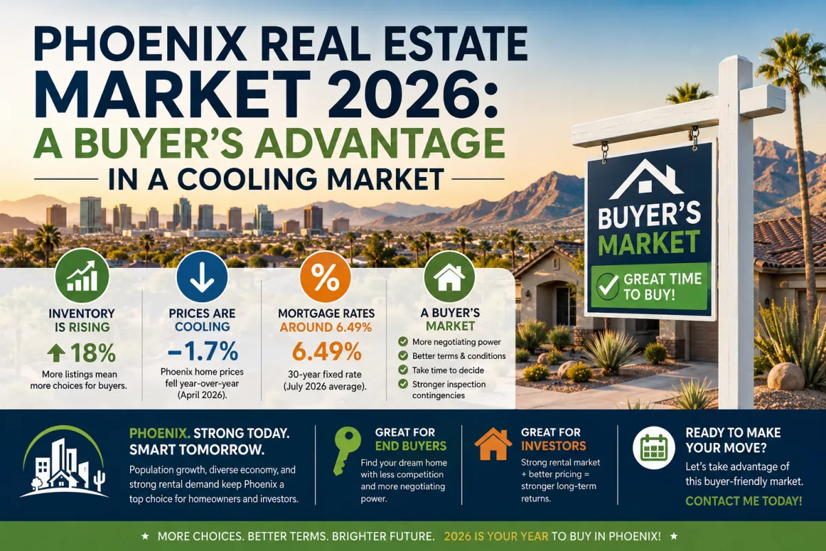 Phoenix Real Estate Market 2026: A Buyer's Advantage in a Cooling Market