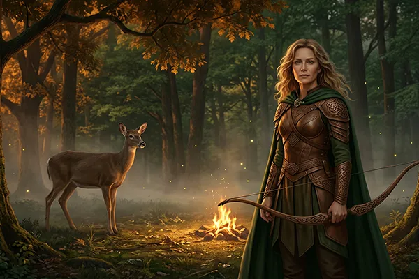 The Huntress and the Fire
