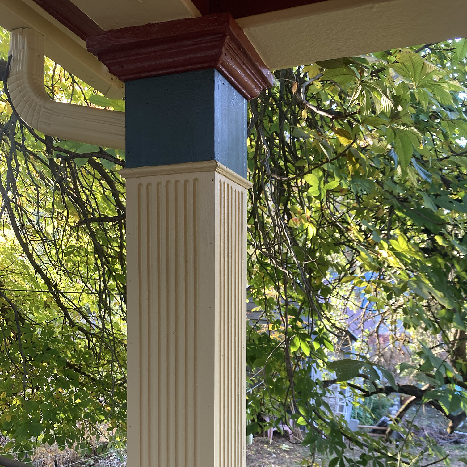 custom deck post
