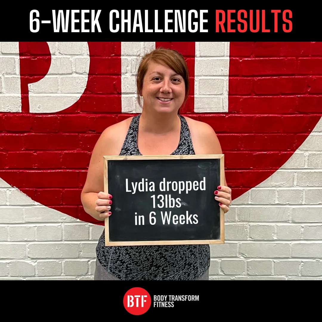 Image of a lady who has lost 13lbs weight in 6 weeks at Body Transform Fitness Norwich