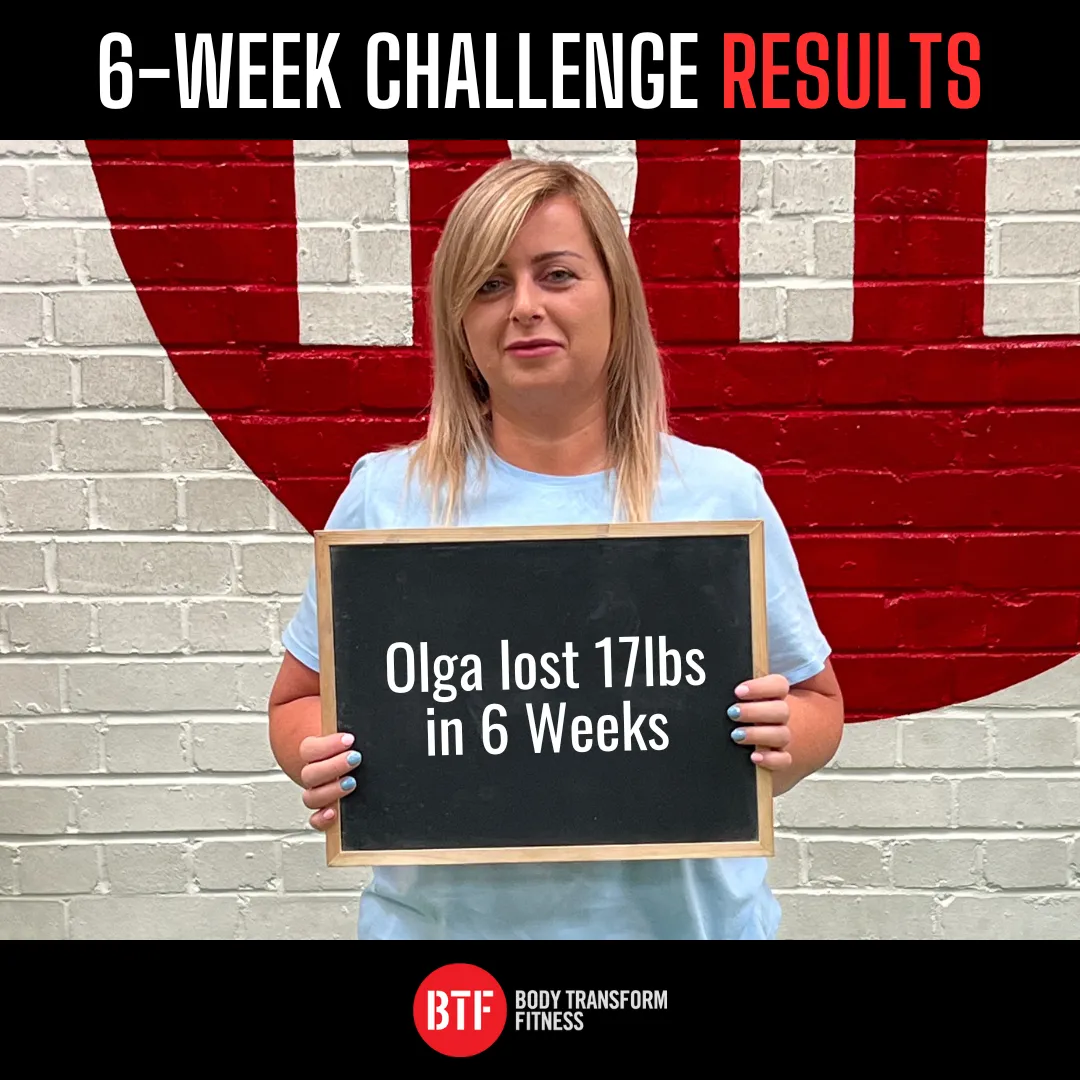 Image of a lady who has lost 17lbs weight in 6 weeks at Body Transform Fitness Norwich