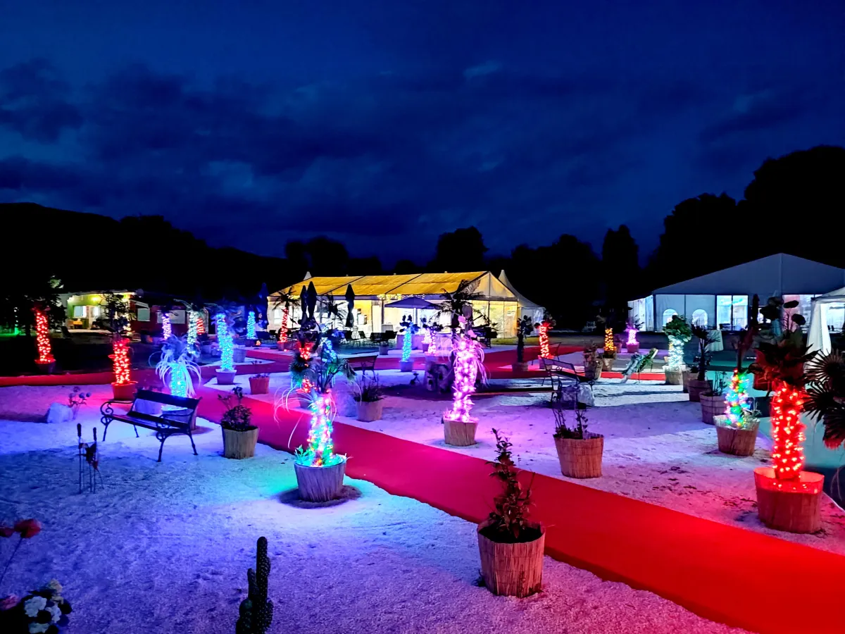 Eventlocation am Abend