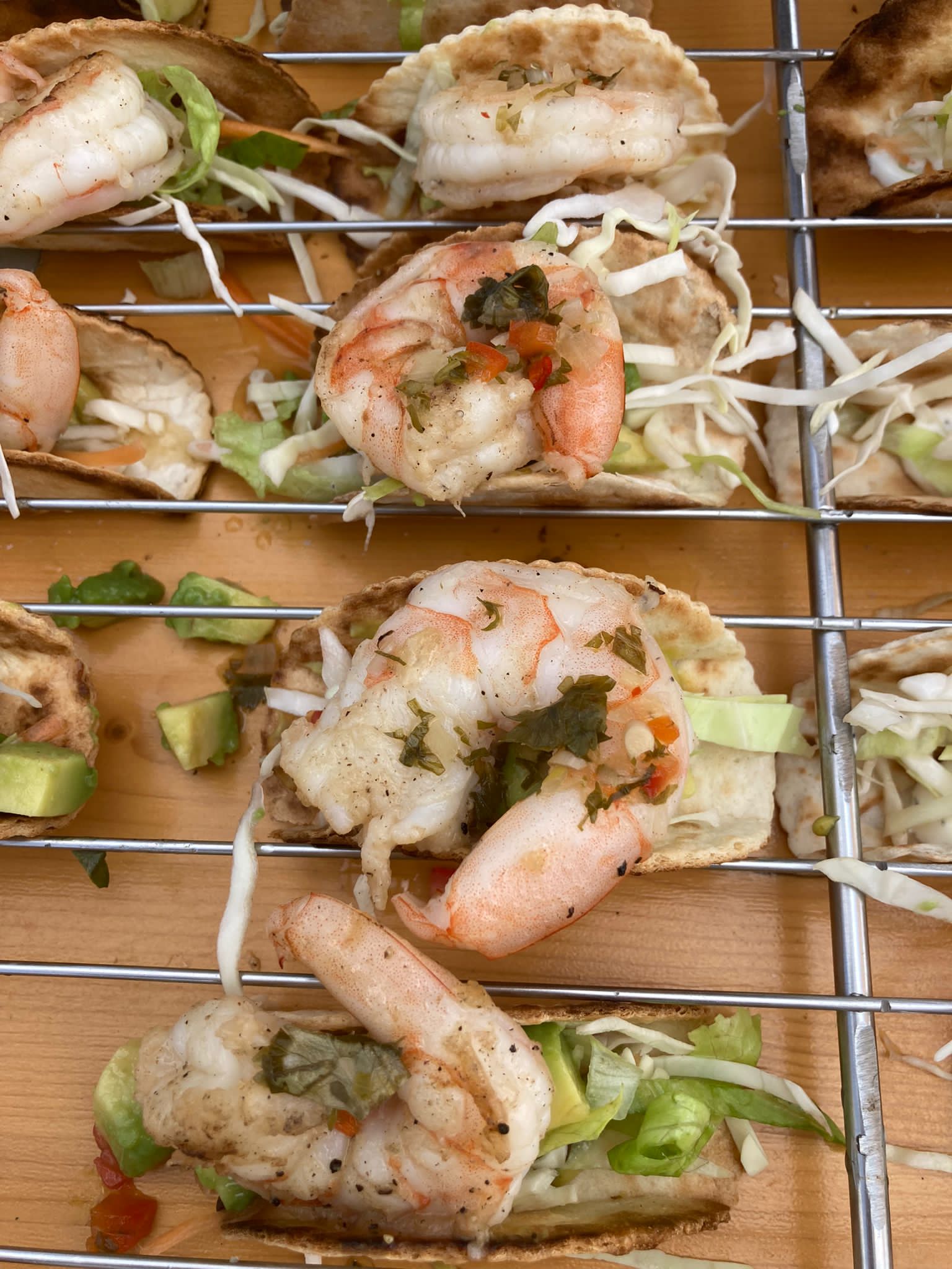 Garnelen Taco Fingerfood als Catering in der Flasch City Eventlocation near Gloggnitz